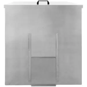 Image of Coal Storage Bunker 250kg 390L Galvanised Steel Raised Metal Base