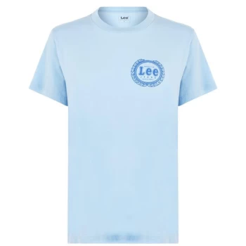 Image of Lee Jeans Lee Jeans Emblem T Shirt - Blue
