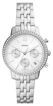 Image of Fossil ES5217 Womens Neutra Silver Chronograph Dial Watch