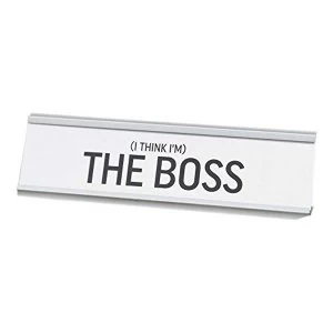 Image of The Boss Desk Plaque