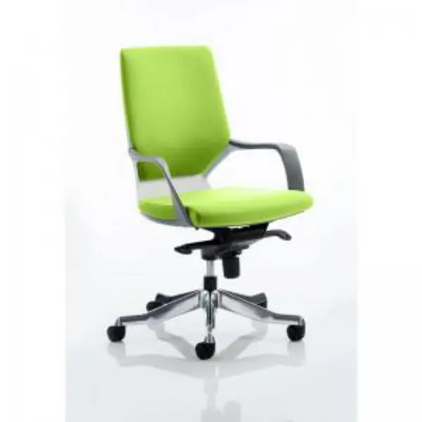 Image of Xenon Executive White Shell Medium Back Bespoke Colour Myrrh Green DYNKCUP0610