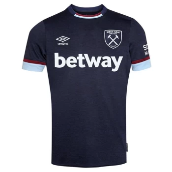 Image of Umbro West Ham United Third Shirt 2021 2022 - Navy/Claret