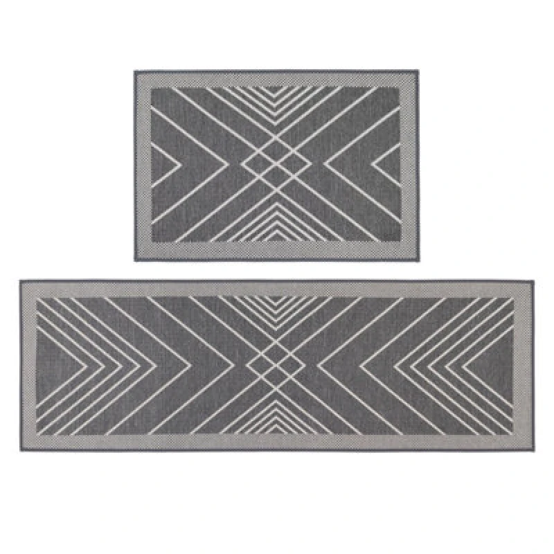 Image of JVL JVL Expression Machine Washable Entrance Doormat a Door Mats Size: Mat, Grey 72511202000
