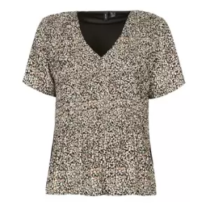 Image of Vero Moda VMELIN womens Blouse in Beige - Sizes S,M,XS