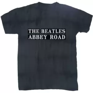 Image of The Beatles - Abbey Road Sign Unisex XX-Large T-Shirt - Black