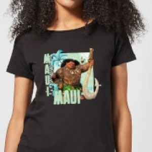 Image of Moana Maui Womens T-Shirt - Black - M