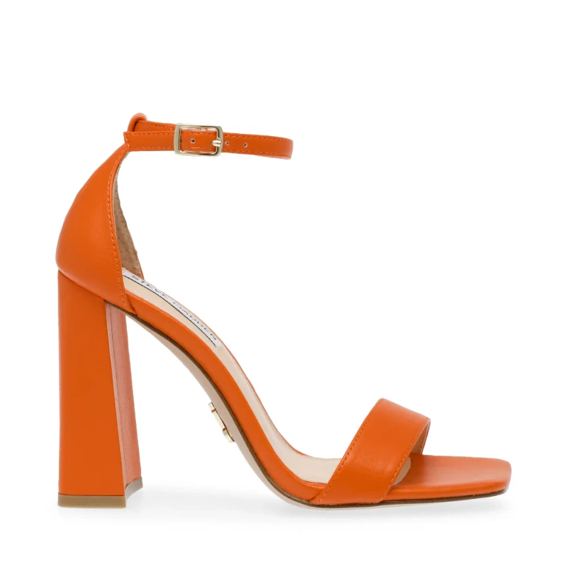 Image of Steve Madden Womens heeled sandals Steve Madden Airy Orange Female 40