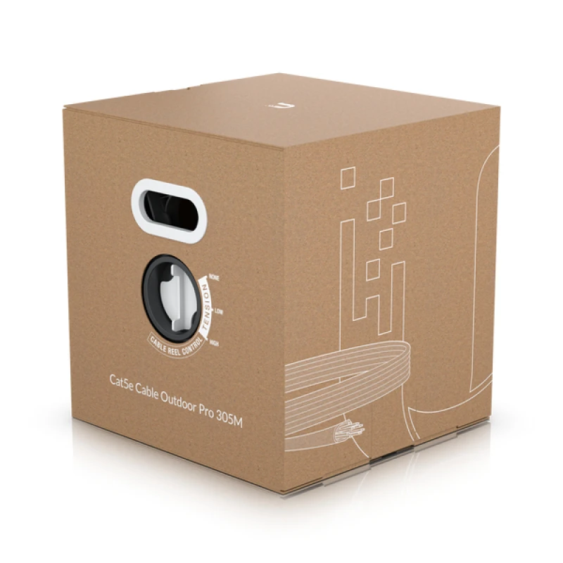 Image of Ubiquiti UACC-CABLE-C5E-OUTDOOR-PRO-305M-W networking cable White Cat5