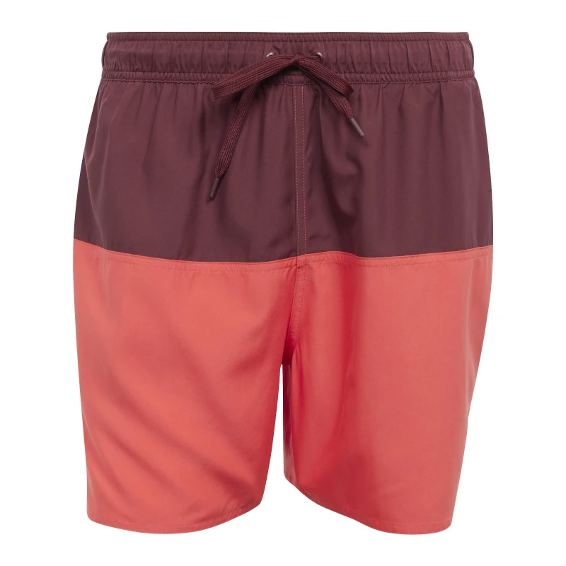 Image of adidas Colorblock CLX Swim Shorts Short Length Shadow/Red male S