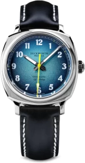 Image of Duckworth Prestex Watch Verimatic Blue Fume Black Leather Limited Edition