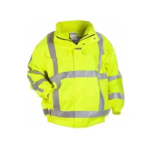 Image of Moers multi sns fr as hi vis w/proof pilot jacket s/y xl - Hydrowear