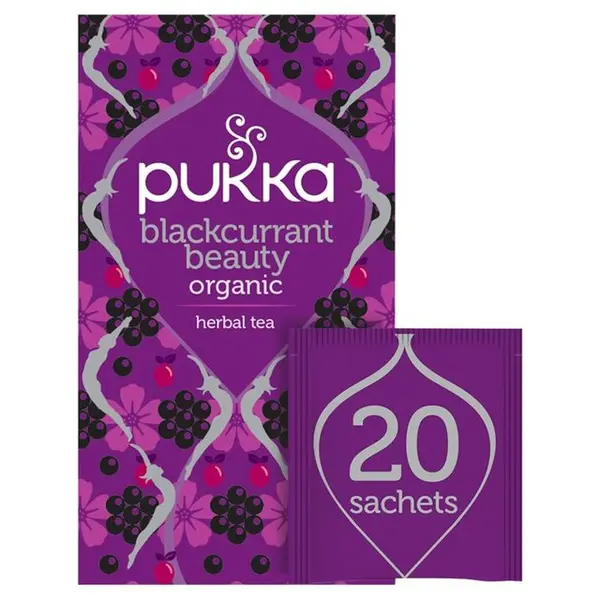 Image of Pukka Blackcurrant Beauty Tea 20 Sachets