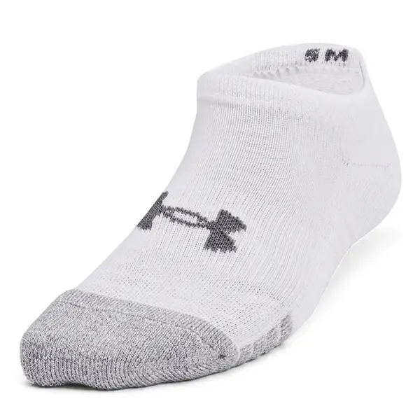 Image of Under Armour HG 3pk NoShow Yth Jn99 Trainer Socks YMD Black 41286103040