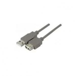 Image of Usb 2.0 A.a Entry Level Ext Cord Grey 1m