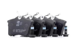 Image of FEBI BILSTEIN Brake pad set PEUGEOT,CITROEN 16831 1608520480,1608520480SK,1623063180 1623180680,425414,425415,425429,1608520480,1608520480SK,425414