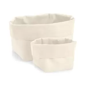 Image of Westford Mill Reversible Canvas Organiser (L) (Natural)