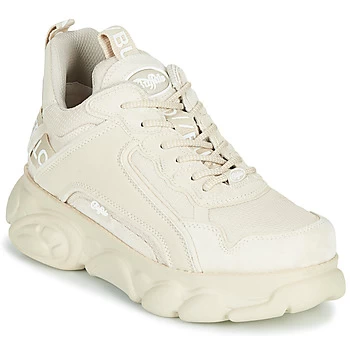 Image of Buffalo CHAI womens Shoes Trainers in Beige