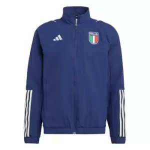 Image of adidas Italy Tiro 23 Presentation Track Top Mens - Blue