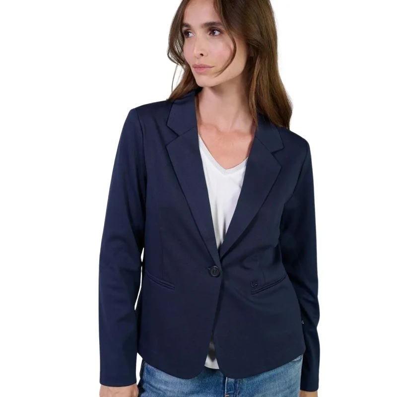 Image of Le Temps des cerises Womens jacket Le Temps des cerises Oscar Bleu Female L