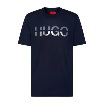 Image of Hugo Boss Denghis T-Shirt Navy Size L Men