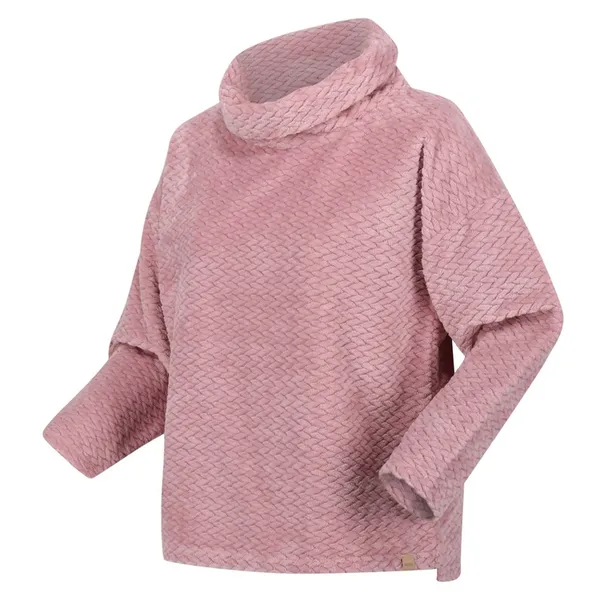 Image of Regatta Womens Bekkah Luxury Fluffy Fleece 12 - Bust 36' (92cm) Powder Pink Plait RWA539-XUH-12
