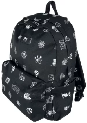 Image of Vans Old Skool H20 Backpack Lost And Found Backpack Black white