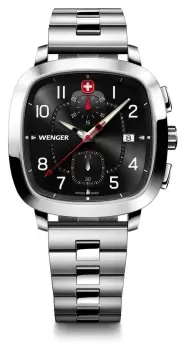Image of Wenger 01.1933.109 Mens Vintage Sport Chrono (40mm) Black Watch