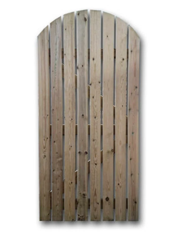 Image of Churnet Valley Garden Furniture Ltd 2M High Classic Picket/slatted Garden Gate - Wooden - L4 X W90 X H200 Cm - Fully Assembled