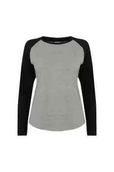 Image of Skinnifit Long Sleeve Baseball T-Shirt