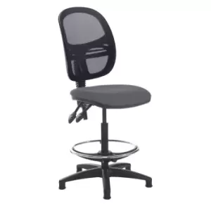 Image of Dams MTO Jota Mesh Back Draughtsmans Chair with No Arms - Panama Red