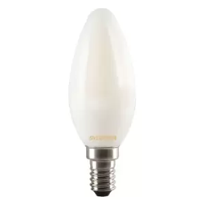 Image of Sylvania 27287 Filament LED Candle Satin 400Lm E14
