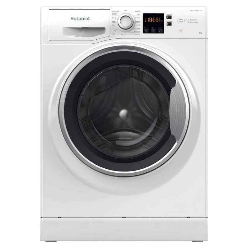 Image of Hotpoint 7kg 1400RPM Washing Machine - White NSWE7469WSUK White