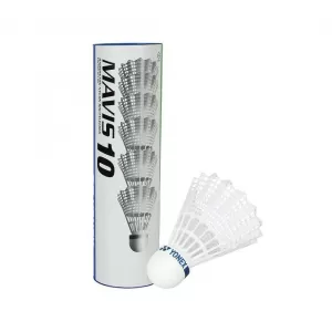 Image of Yonex Mavis 10 Shuttles - Tube of 6 - White