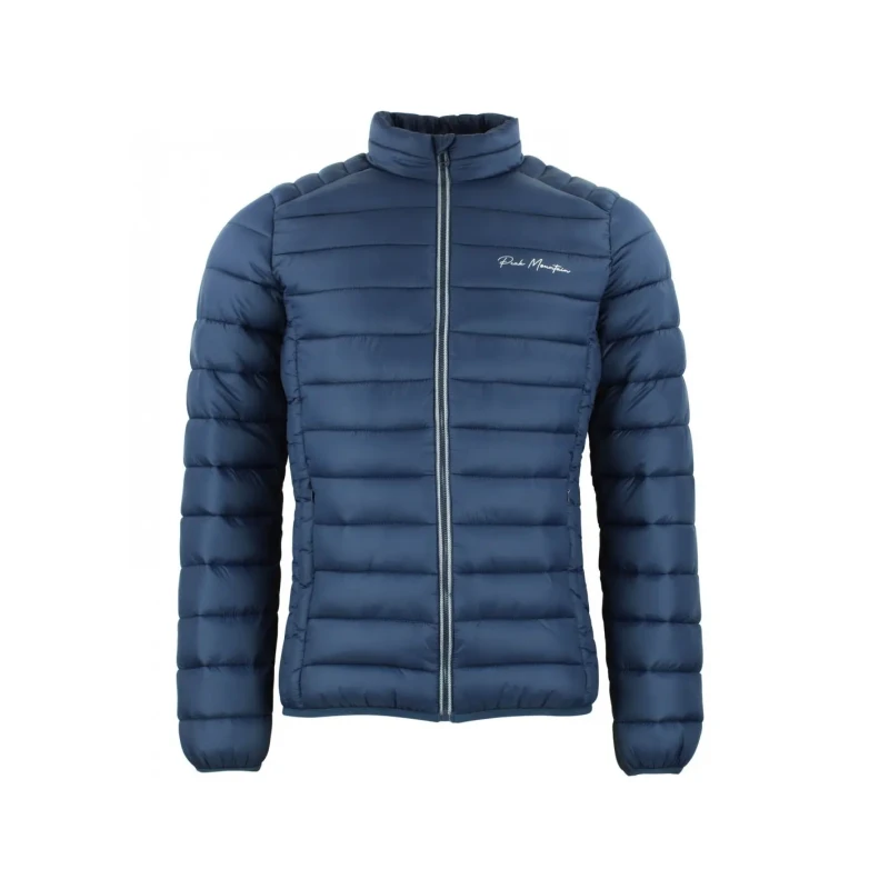 Image of Peak Mountain's Hooded Lightweight Puffer Bleu Male XL