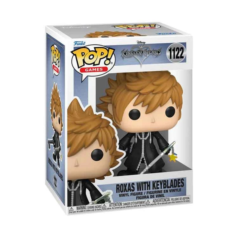 Image of AJ Toys & Books Funko Kingdom Hearts POP! Games Vinyl Figure Roxas With Keyblades