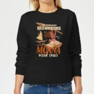 Image of Moana Find Your Own Way Womens Sweatshirt - Black - S