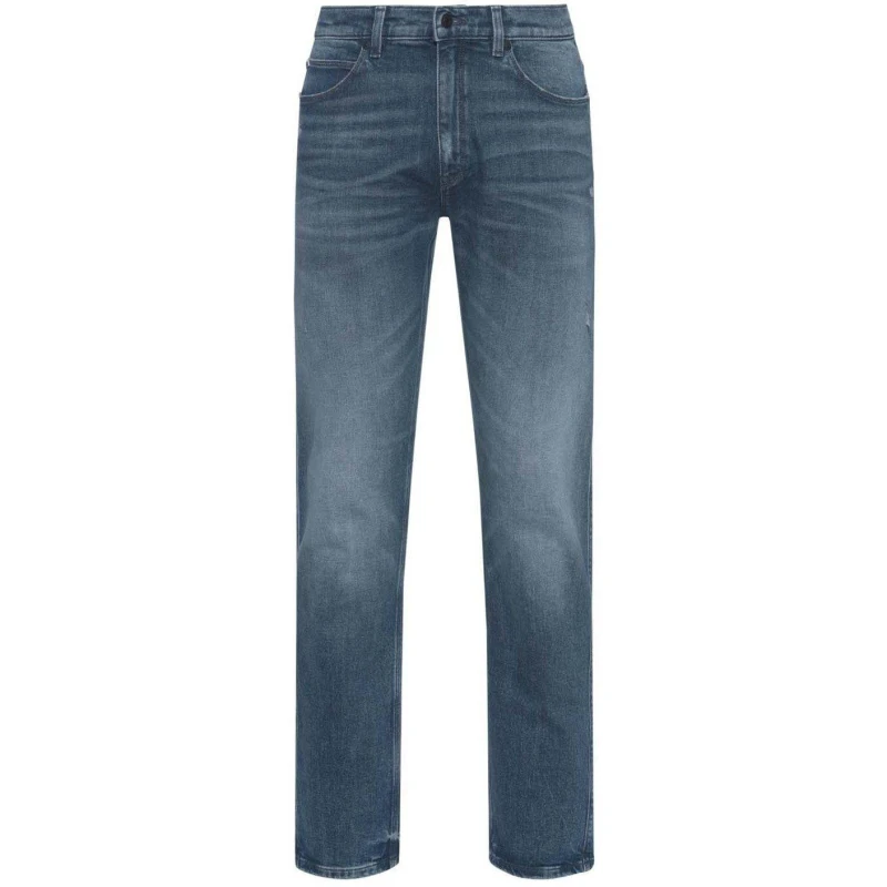 Image of Hugo Slim-Fit Jeans - Blue Blue S