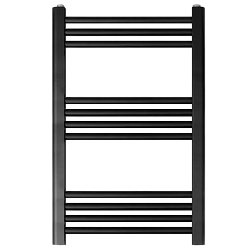 Image of Balterley Straight Heated Towel Rail Radiator, 418W, 500 x 700mm, Matt Black Unisex