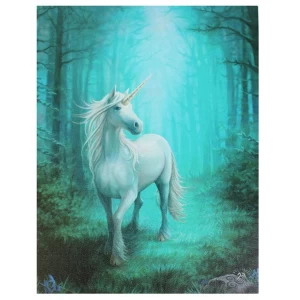 Image of Small Forest Unicorn Canvas Picture by Anne Stokes