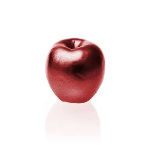 Image of Red Metallic Apple Candle