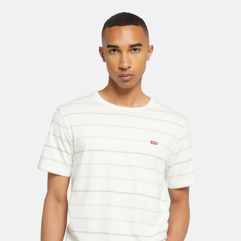 Image of Levis Original T Shirt Baste Stripe male S