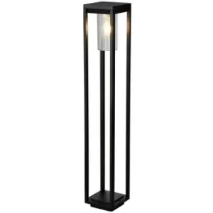 Image of Searchlight 1Lt Outdoor Post - 900mm, Black With Clear Diffuser