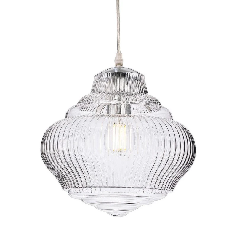 Image of Firstlight Brunswick Pendant Light Clear in Chrome