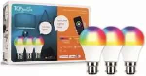 Image of TCP B22 Smart WiFi Classic Indoor LED Bulb - 3 Pack