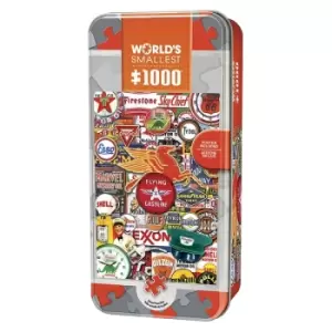 Image of Masterpieces Puzzle Worlds Smallest Retro Petrol Tin Box Puzzle 1000 Piece Jigsaw Puzzle