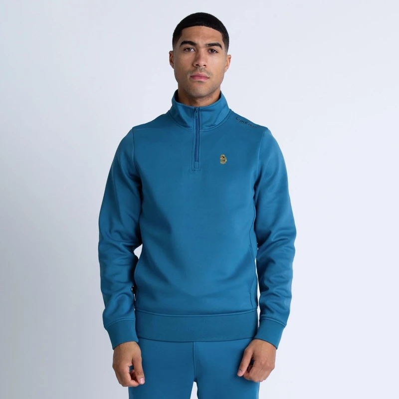 Image of Luke 1977 TTPQR 1/4 Zip Sweatshirt Navy male S
