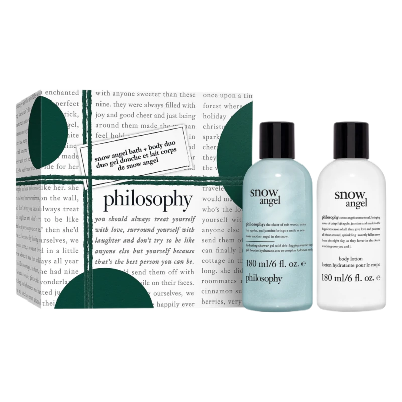 Image of Philosophy Snow Angel Bath & Shower Gel & Body Lotion 180ml Gift Set Misc