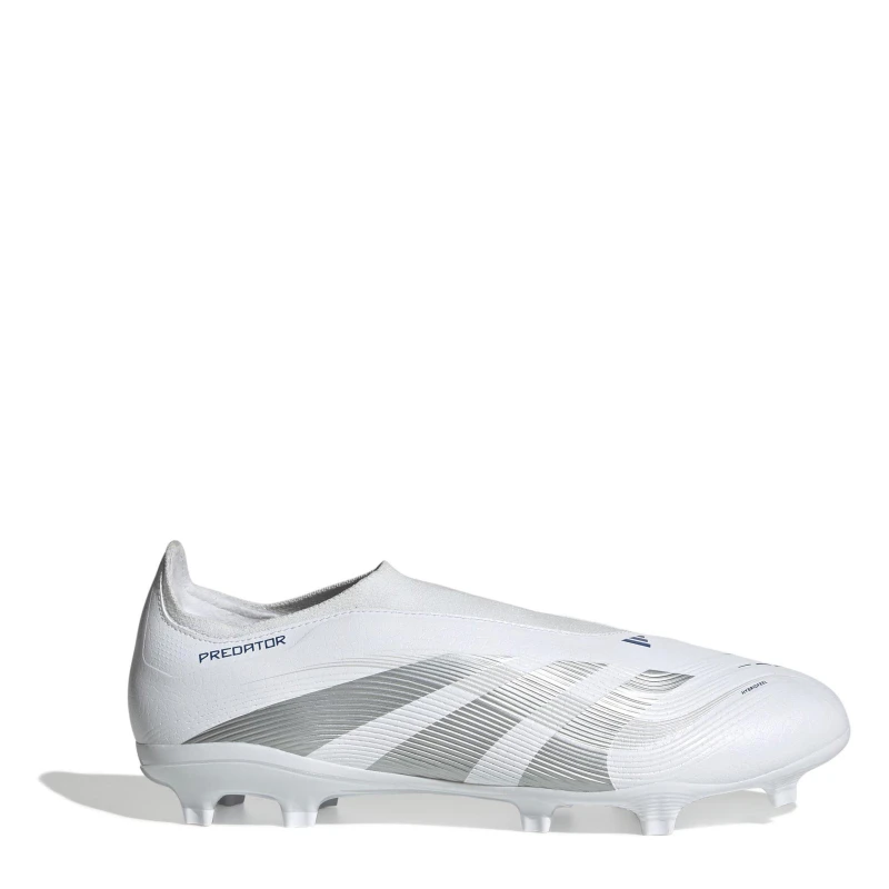 Image of adidas Predator League Laceless Firm Ground Football Boots - White White 8