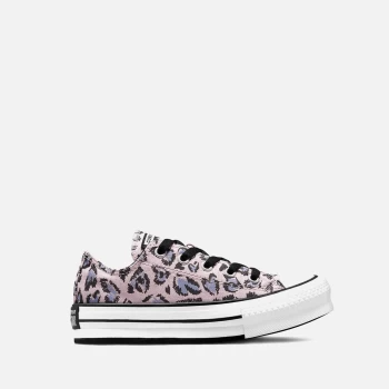 Image of Converse Kids Chuck Taylor All Star Eva Lift Trainers - Himalayan Salt/Black/White - UK 10 Kids