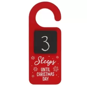 Image of Christmas Countdown Door Plaque